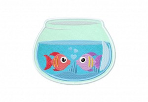 Two-Fish-Bowl-Applique-5x7-Inch