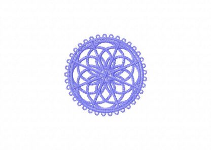 In The Hoop Free Standing Lace Doilies 50 Pack for Embroidery Machines ...