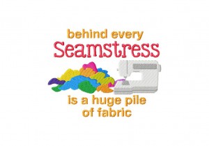 Behind-every-Seamstress-is-a-huge-pile-of-fabric-5X7