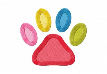 Cute colorful cat paws machine embroidery designs pack  embroidery Cute colorful cat paws machine embroidery designs pack  embroidery