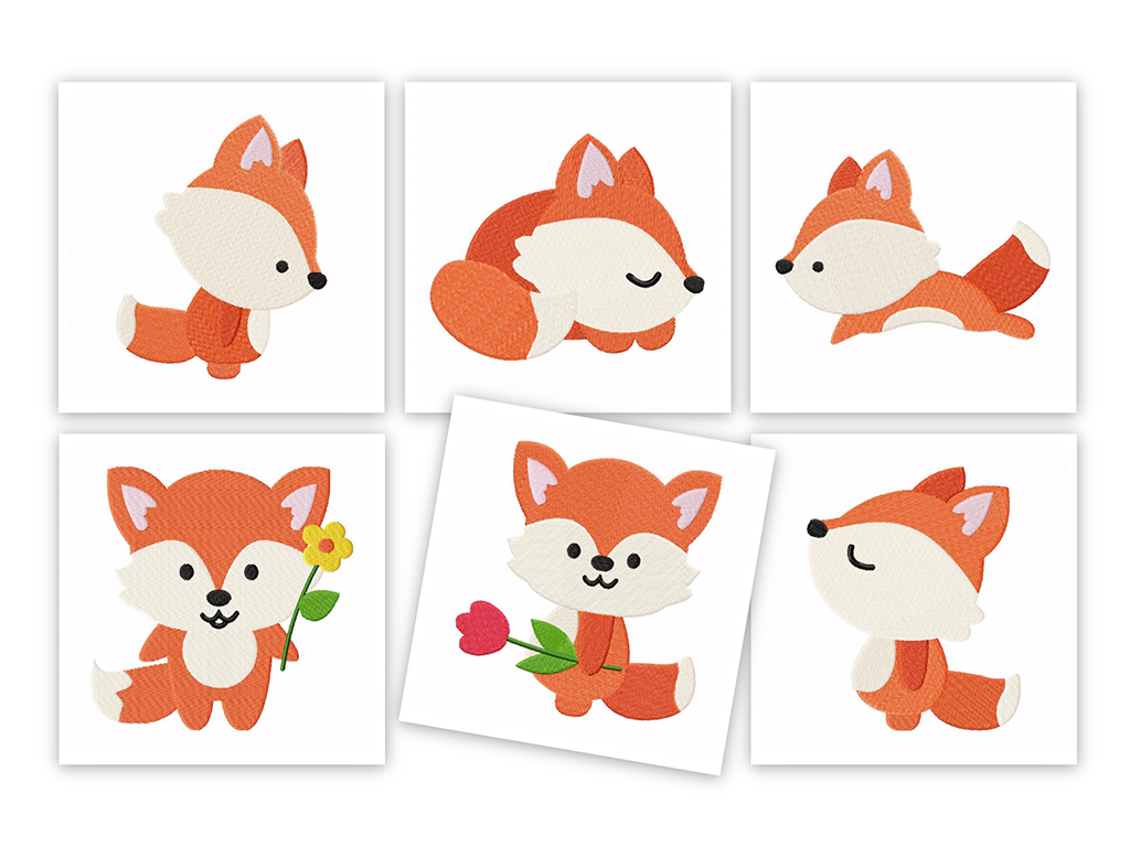 Download Fantastically Foxy! Machine Embroidery Designs Pack ...