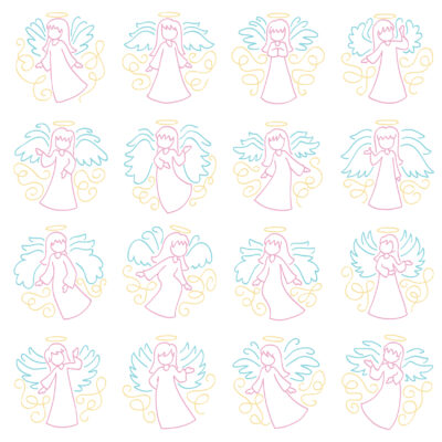 Angel Adornments Embroidery Pack