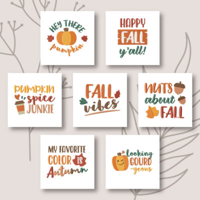 7 Fall Vibes Embroidery Design Pack