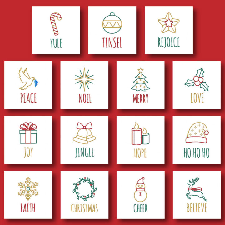 15 Christmas Gift Tags Embroidery Design Pack - Image 2