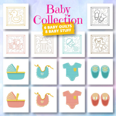 14 Baby Collection Embroidery Design Pack