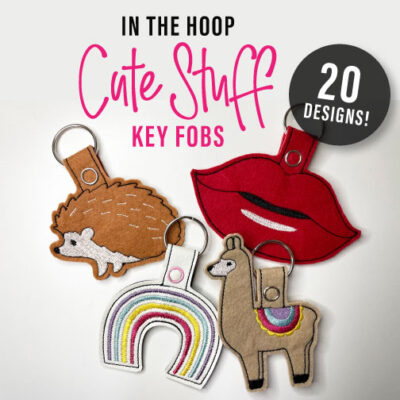 In The Hoop Cute Stuff Key Fobs Pack of 20