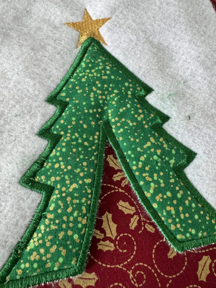 Split Christmas Appliqué Embroidery Designs 5 Designs Included - Image 2