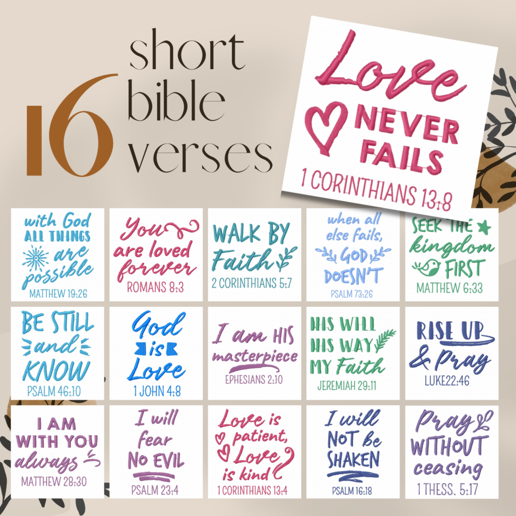 Short Bible Verses Stitched Embroidery Designs 16 Designs Included – Embroidery Super Deal short-bible-verses-stitched-embroidery-designs-16-designs-included-embroidery-super-deal
